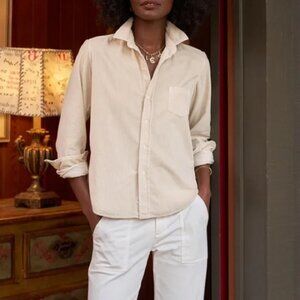Frank & Eileen Barry Corduroy Button Down M Light Tan